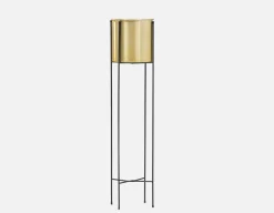 LAURI metal planter with stand 102 cm