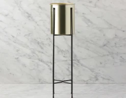 LAURI metal planter with stand 68 cm