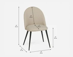 LAVAL contemporary dining chair