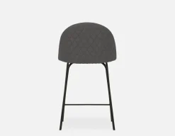 LAVAL mid-century modern counter stool with backrest 61 cm