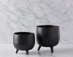 LAWRENCE 2-piece aluminum planter set
