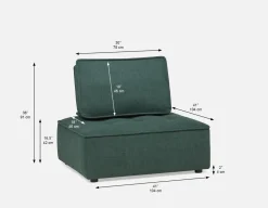 LEON modular sectional sofa customize to fit your space