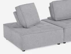 LEON 2-pc modular interchangeable sofa