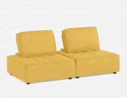 LEON 2-pc modular interchangeable sofa