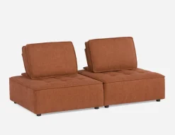 LEON 2-pc modular interchangeable sofa