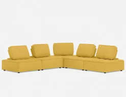 LEON 5-pc modular interchangeable sofa