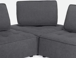 LEON 5-pc modular interchangeable sofa