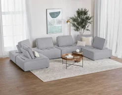 LEON 6-pc modular interchangeable sofa
