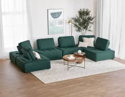 LEON 6-pc modular interchangeable sofa