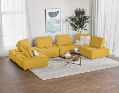 LEON 6-pc modular interchangeable sofa