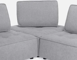 LEON 6-pc modular interchangeable sofa