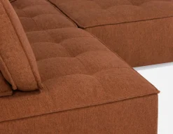 LEON 6-pc modular interchangeable sofa