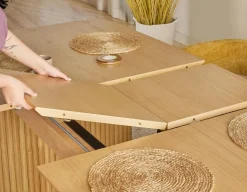 LESTER extendable dining table 180 cm to 220 cm
