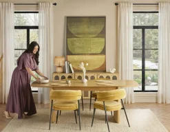 LESTER extendable dining table 180 cm to 220 cm