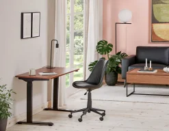 LEVER 2-stage single motor electric desk 120 cm (top included)