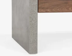 LIAM industrial chic coffee table 116 cm