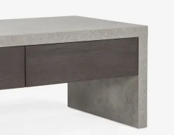 LIAM industrial chic coffee table 116 cm