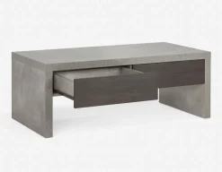 LIAM industrial chic coffee table 116 cm