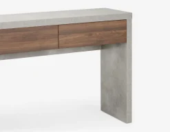 LIAM industrial chic console table 116 cm