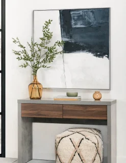 LIAM industrial chic console table 116 cm