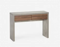 LIAM industrial chic end table 56 cm