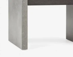 LIAM industrial chic end table 56 cm