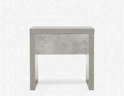 LIAM industrial chic end table 56 cm