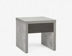 LIAM industrial chic end table 56 cm