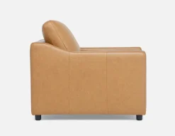 LIMA modern 100% leather armchair