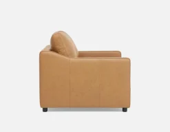 LIMA modern 100% leather loveseat
