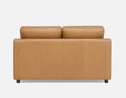 LIMA modern 100% leather loveseat