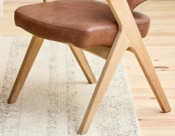 LORENA ash wood dining armchair