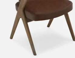LORENA ash wood dining armchair