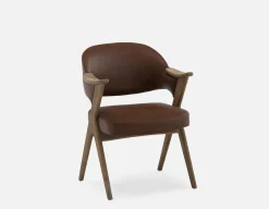 LORENA ash wood dining armchair