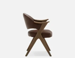 LORENA ash wood dining armchair