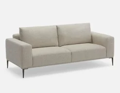 LORETTA mid-century modern velvet 3-seater sofa