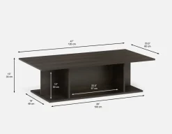LUCAS rectangular coffee table