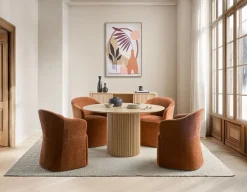 MAGNUS dining chair on casters