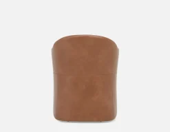 MAGNUS leatherette dining chair on casters