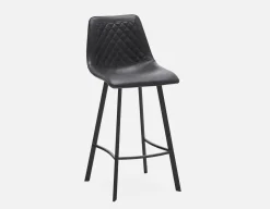 MALI mid-century modern counter stool with backrest 61 cm