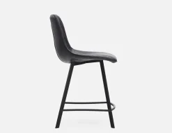 MALI mid-century modern counter stool with backrest 61 cm