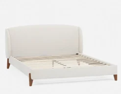 MARCIA mid-century modern upholstered king size bed