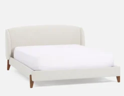 MARCIA mid-century modern upholstered king size bed