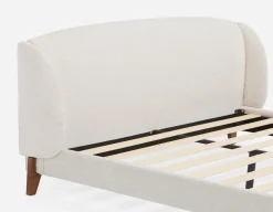 MARCIA mid-century modern upholstered king size bed