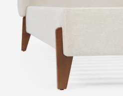 MARCIA mid-century modern upholstered king size bed