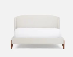 MARCIA mid-century modern upholstered queen size bed