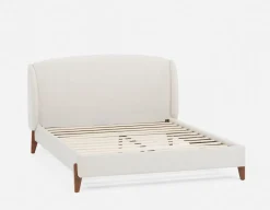 MARCIA mid-century modern upholstered queen size bed