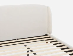 MARCIA mid-century modern upholstered queen size bed