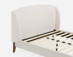 MARCIA mid-century modern upholstered queen size bed