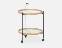 MARINGA mirrored cart